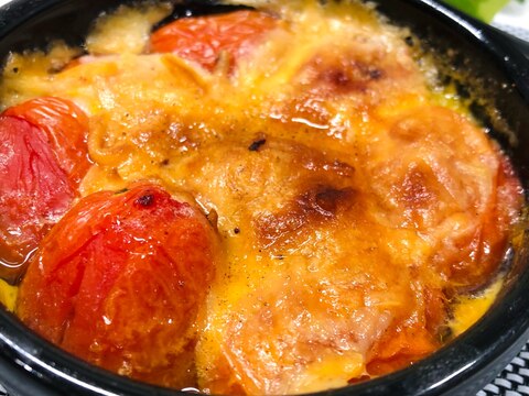 手間なし簡単プチトマトトマトのチーズ焼き